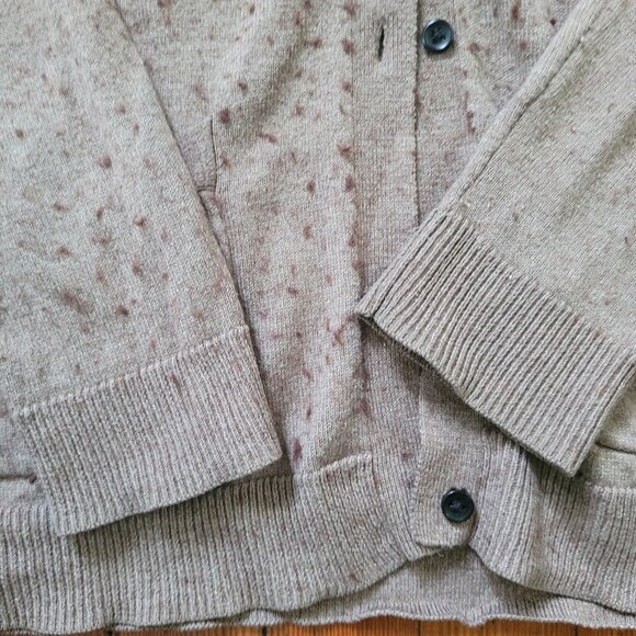 Textured Brown Cardigan, sz Small-Medium - Picture 9 of 10